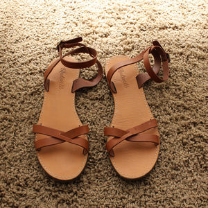 Madewell Boardwalk Crisscross Sandals